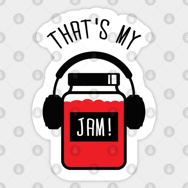 THAT'S MY JAM Sticker by BG305